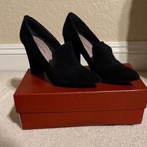 Donald J. Pliner Black Suede Heels